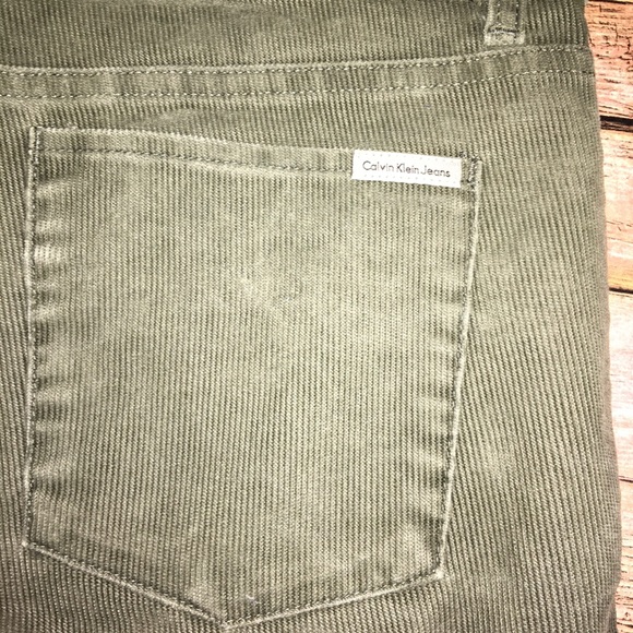 Calvin Klein Distressed Corduroy Pants Size 12 - Picture 6 of 9